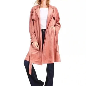 Brand New OAT NY Dusty Rose Trench coat size M